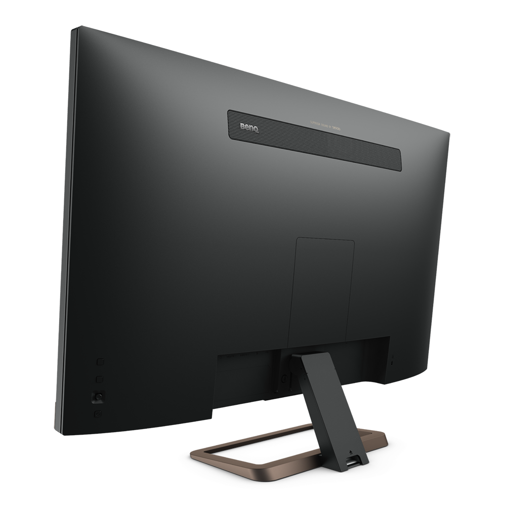 BenQ EW3280U - Monitor LED - 32" - 3840 x 2160 4K UHD (2160p) @ 60 Hz - IPS - 400 cd/m² - 1000:1 - HDR10 - 5 ms - 2xHDMI, DisplayPort, USB-C - altavoces con subwoofer - negro , marrón metalizado