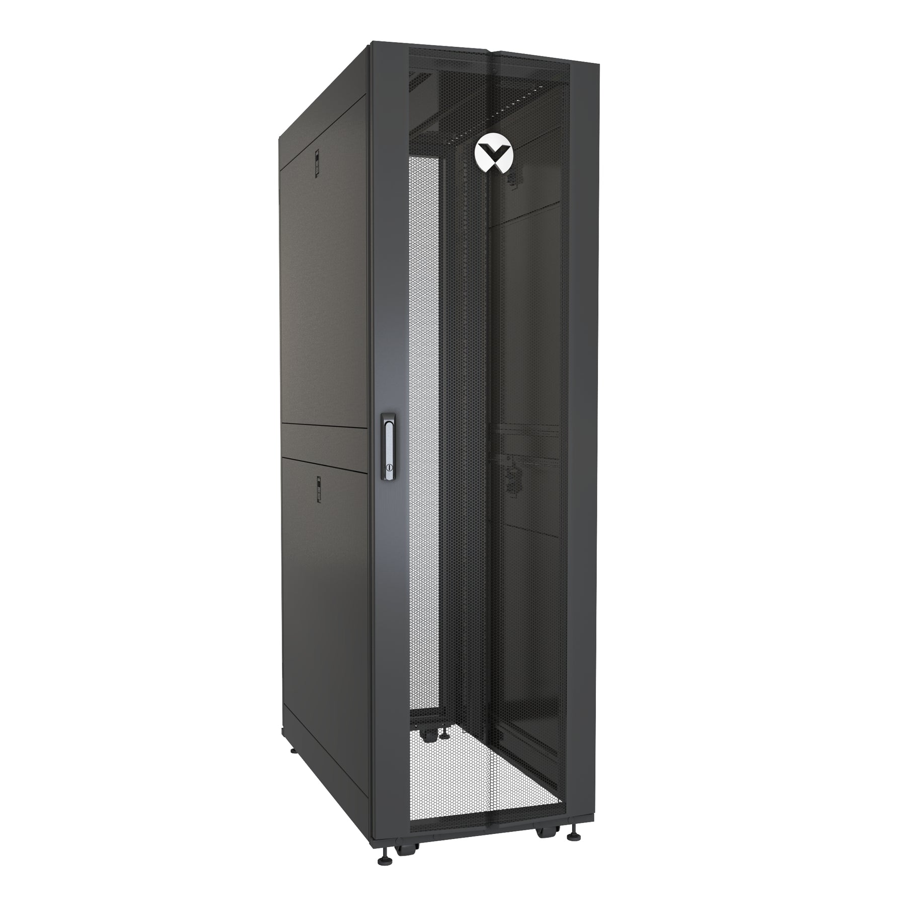 Vertiv VR Complete - Enclosure - black, RAL 7021 - 42U - 19"