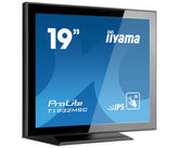 iiyama ProLite T1932MSC-B5X - Monitor LED - 19" - ecrã de toque - 1280 x 1024 - IPS - 250 cd/m² - 1000:1 - 14 ms - HDMI, VGA, DisplayPort - altifalantes - preto