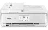 Canon PIXMA TS9551C - Multifunction printer - color - inkjet - A4 (210 x 297 mm), Legal (216 x 356 mm) (original) - A3 (media) - up to 15 ipm (print) - 200 sheets - USB 2.0, LAN, Bluetooth, Wi-Fi(n) - white