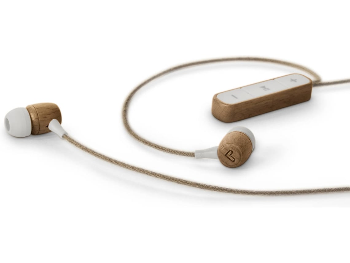 Energy Eco - In-ear headphones with microphone - in-ear - bluetooth - wireless - beech wood