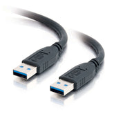 C2G - USB Cable - USB Type A (M) to USB Type A (M) - USB 3.0 - 2m - Black