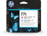 HP 771 - Magenta claro, azul cian claro - Cabezal de impresora - para impresora de producción DesignJet Z6200, Z6600, producción fotográfica Z6800