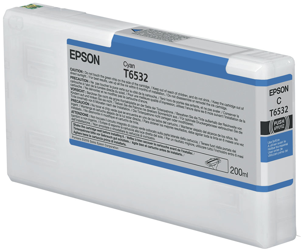 Epson - 200 ml - cyan blue - original - ink cartridge - for Stylus Pro 4900, Pro 4900 Designer Edition, Pro 4900 Spectro_M1