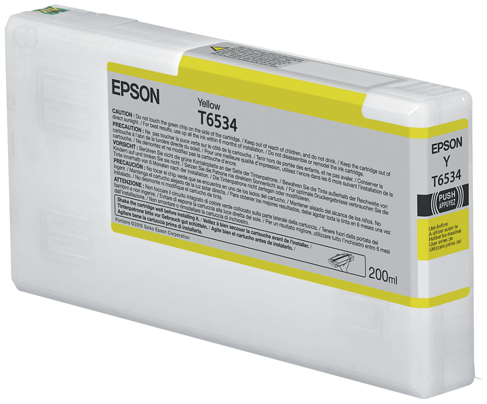 Epson - 200 ml - yellow - original - ink cartridge - for Stylus Pro 4900, Pro 4900 Designer Edition, Pro 4900 Spectro_M1