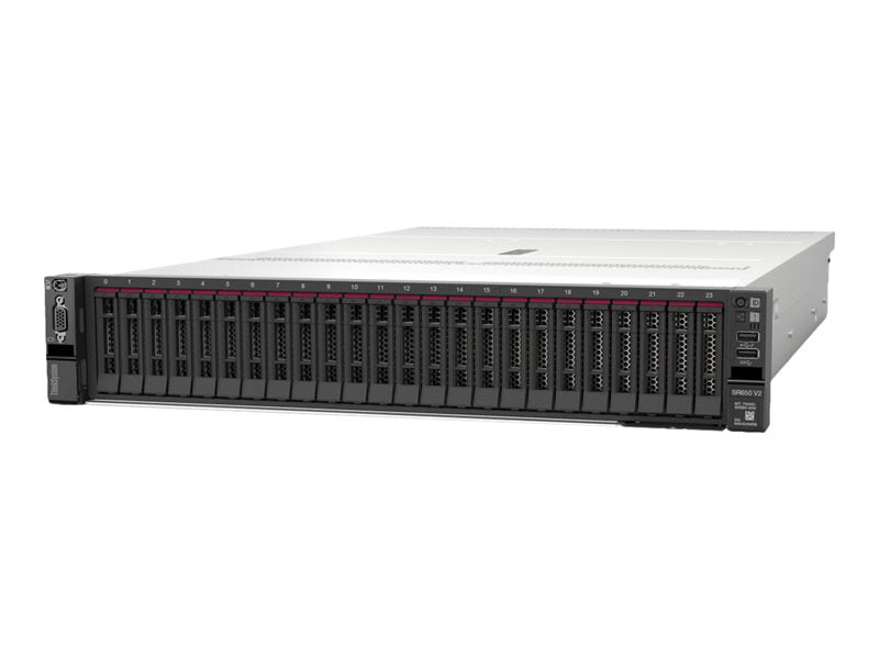 Lenovo ThinkSystem SR650 V2 7Z73 - Server - rack mountable - 2U - 2-way - 1 x Xeon Silver 4310 / 2.1 GHz - RAM 32 GB - no HDD - Matrox G200 - no OS - monitor: none