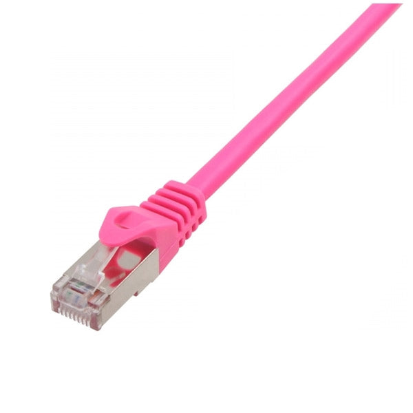 EQUIP CHICOTE CAT6 W/FTP LSZH 1MT ROSA