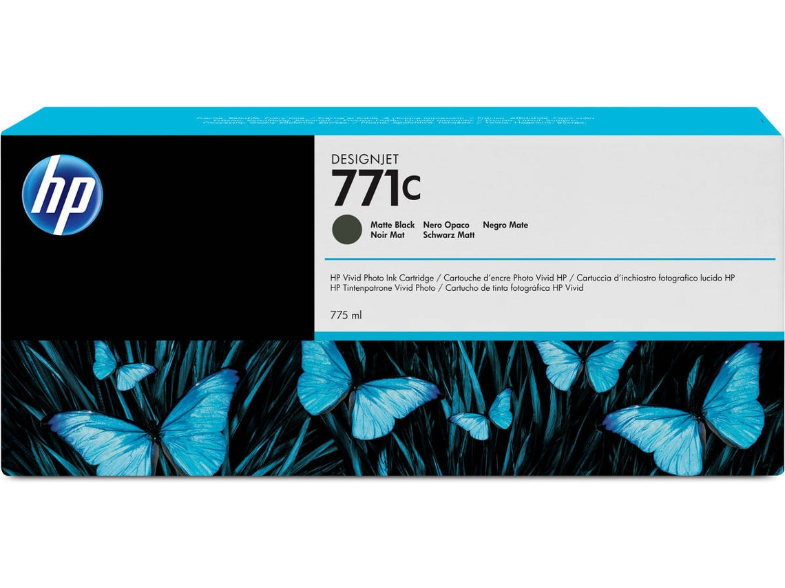 HP 771C - 775 ml - preto opaco - original - tinteiro - para DesignJet Z6200, Z6600, Z6610, Z6800, Z6810