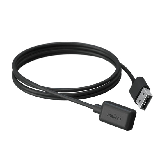 Suunto - Cabo de dados / carregamento - USB macho para terminal (magnético) - preto