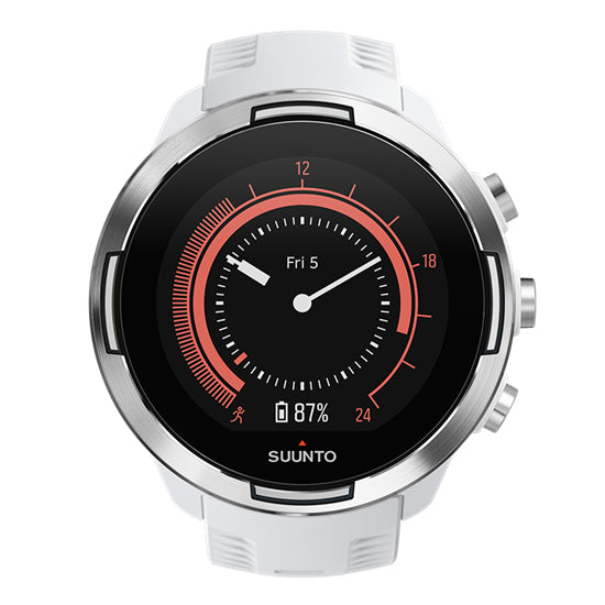 Suunto 9 - Blanco - Reloj deportivo Con correa - silicona - blanco - Medida muñeca: 130-220 mm - Bluetooth - 81 g