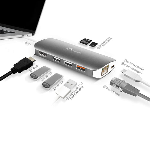 USB-C MULTI ADAPTER (9 FUNCTIONCABL