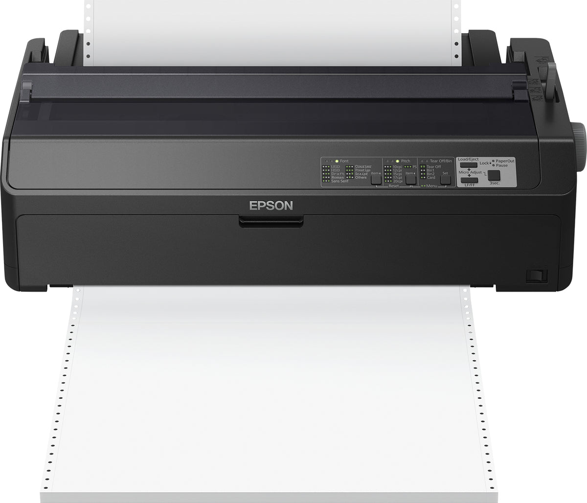 Epson LQ 2090II - Printer - B/W - dot matrix - Roll (21.6 cm), 406.4 mm (height), 420 x 364 mm - 360 x 180 dpi - 24 pin - up to 584 chars/sec - parallel, USB 2.0