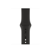 Apple 40mm Sport Band - Bracelete de relógio para relógio inteligente - tamanhos S/M e M/L - preto - para Watch (38 mm, 40 mm, 41 mm)