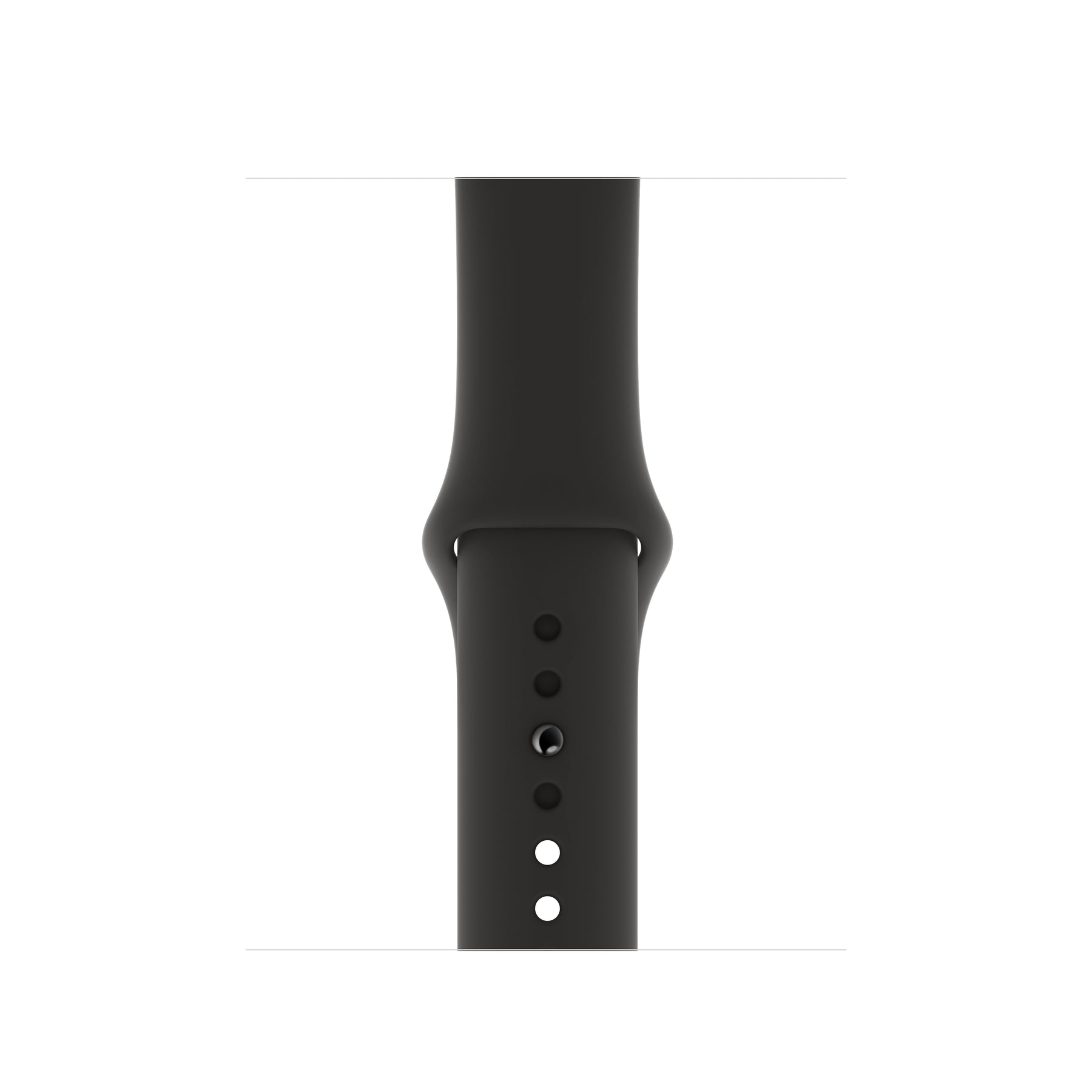 Apple 40mm Sport Band - Bracelete de relógio para relógio inteligente - tamanhos S/M e M/L - preto - para Watch (38 mm, 40 mm, 41 mm)