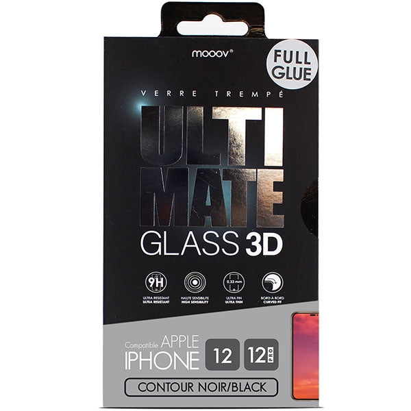 MOOOV TEMPERED GLASS 3D IPHONE 12 / 12 P #PROMO #BLACK FRIDAY