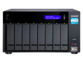 QNAP TVS-872X - NAS Server - 8 bays - SATA 6Gb/s - RAID (hard disk expansion) 0, 1, 5, 6, 10, 50, JBOD - RAM 8 GB - Gigabit Ethernet / 2.5 Gigabit Ethernet / 5 Gigabit Ethernet / 10 Gigabit Ethernet - iSCSI assistance