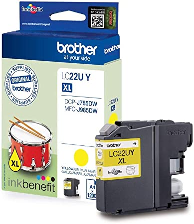 Tinta/LC22UY Super HY Amarillo 1200pg (LC22UYBPDR)