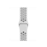 Apple 40mm Nike Sport Band - Watch Strap for Smart Watch - Sizes S/M and M/L - Pure Platinum/Black - Demo - for Watch (38mm, 40mm, 41mm)