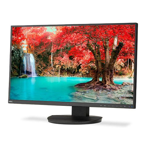 NEC MultiSync EA271Q - Monitor LED - 27" - 2560 x 1440 WQHD @ 60 Hz - Plane to Line Switching (PLS) - 350 cd/m² - 1000:1 - 6 ms - DisplayPort, HDMI, DVI-D, USB-C - altifalantes - preto