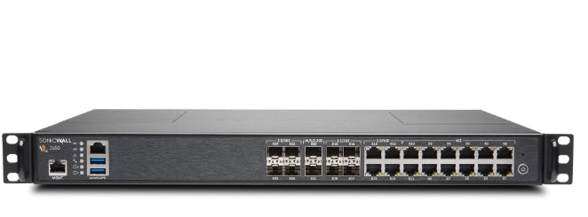 SonicWall NSa 3650 - Edición avanzada - dispositivo de seguridad - 10 GigE, 2.5 GigE - 1U - Programa SonicWALL Secure Upgrade Plus (opción de 2 años) - montaje en gabinete