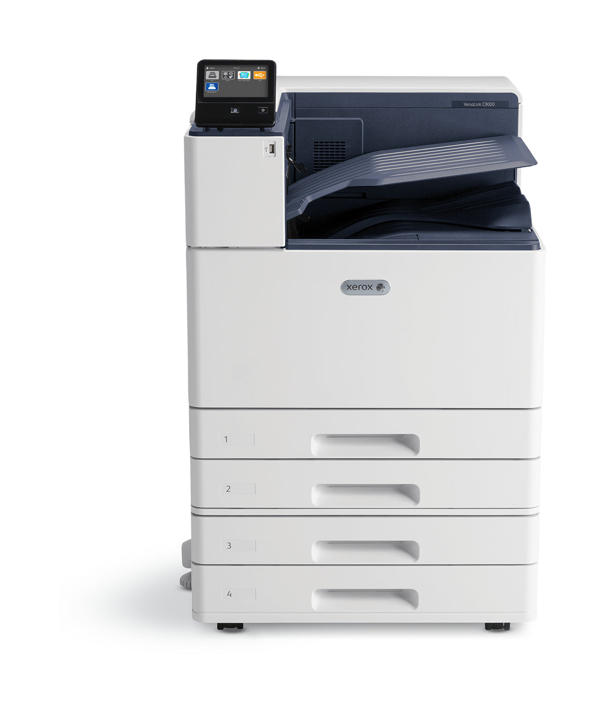 Xerox VersaLink C9000V/DT - Impresora - color - Dúplex - láser - A3 - 1200 x 2400 ppp - hasta 55 ppm (mono) / hasta 55 ppm (color) - capacidad: 1140 hojas - LAN Gigabit, host USB, NFC, USB 3.0