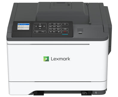 Lexmark C2425dw - Impressora - a cores - Duplex - laser - A4/Legal - 1200 x 1200 ppp - até 23 ppm (mono)/ até 23 ppm (cor) - capacidade: 250 folhas - USB 2.0, Gigabit LAN, Wi-Fi(n), USB 2.0 host