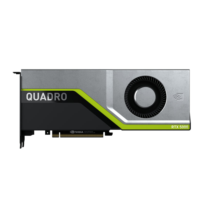 NVIDIA Quadro RTX 5000 - Tarjeta gráfica - Quadro RTX 5000 - 16 GB GDDR6 - PCIe 3.0 x16 - 4 x DisplayPort, USB-C - Adaptadores incluidos