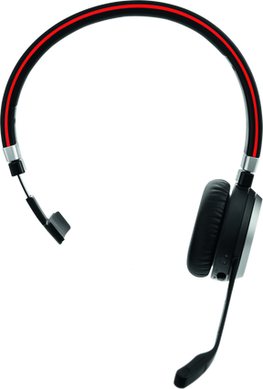 Jabra Evolve 65 SE MS Mono - Headphones - in ear - bluetooth - wireless - USB - Certified for Microsoft Teams - for Jabra Evolve, LINK 380a MS