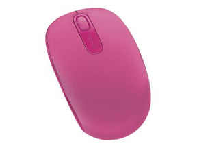 Microsoft Wireless Mobile Mouse 1850 - Ratón - para diestros y zurdos - óptico - 3 botones - inalámbrico - 2,4 GHz - receptor inalámbrico USB - negro (U7Z-00004)