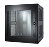 APC NetShelter WX - Enclosure - Wall Mount - Black - 13U - 19" - for P/N: SUA1000RM2U, SUA1000RM2U-TU, SUA1000RMI2U