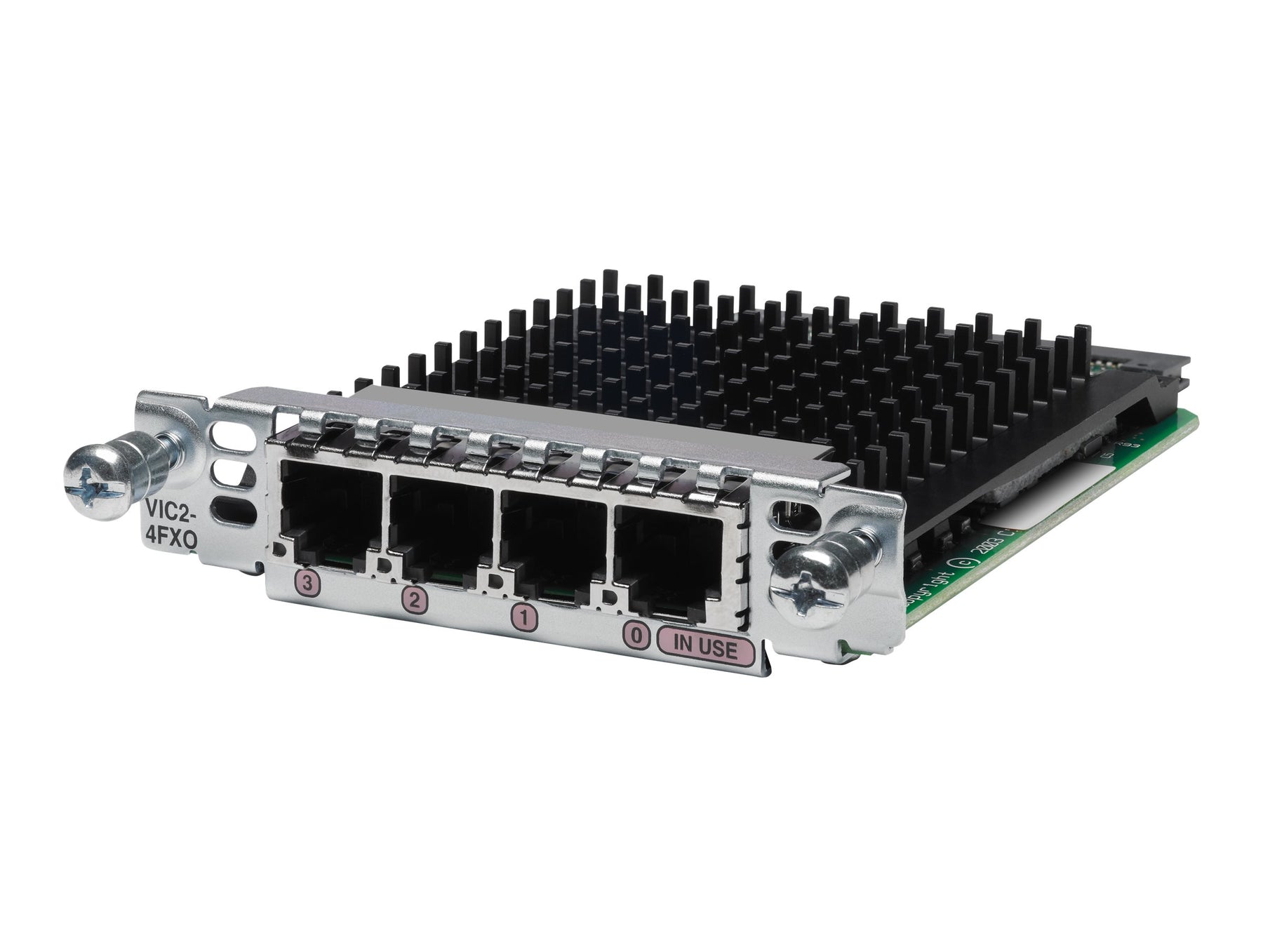 Cisco IP Unified Communications Voice/Fax Network Module - Cartão de interface de voz - FXO - portas analógicas: 4 - para Cisco 17XX, 26XX, 28XX, 29XX, 36XX, 37XX, 3845 V3PN, 38XX, 39XX