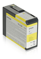 Epson T5804 - 80 ml - amarillo - original - cartucho de tinta - para Stylus Pro 3800, Pro 3880