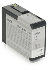 Epson T580 - 80 ml - preto claro - original - tinteiro - para Stylus Pro 3800, Pro 3880