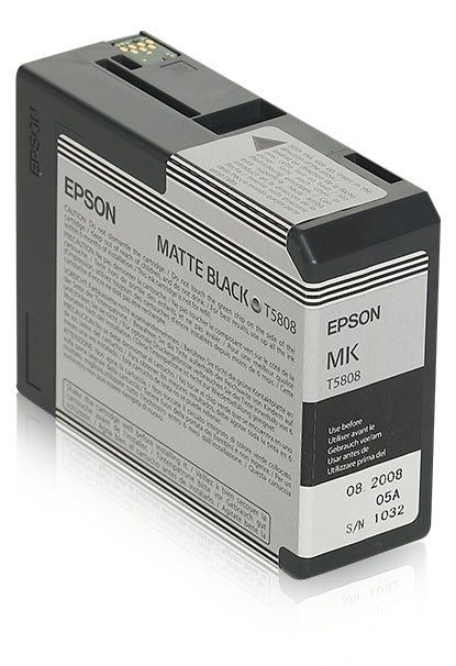 Epson T5808 - 80 ml - negro mate - original - cartucho de tinta - para Stylus Pro 3800, Pro 3880