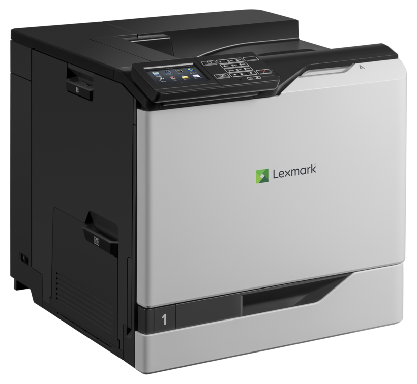 Lexmark CS827de - Impressora - a cores - laser - A4/Legal - 1200 x 1200 ppp - até 57 ppm (mono)/ até 57 ppm (cor) - capacidade: 650 folhas - USB 2.0, Gigabit LAN, USB 2.0 host