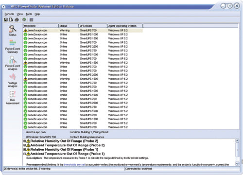 PowerChute Business Edition Deluxe - Licença e mídia - 25 nós - CD - Linux, Win, Solaris