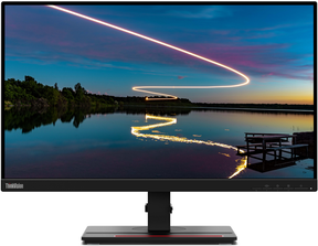 Lenovo ThinkVision T24m-20 - Monitor LED - 24" (23.8" visível) - 1920 x 1080 Full HD (1080p) - IPS - 250 cd/m² - 1000:1 - 4 ms - HDMI, DisplayPort, USB-C - preto lustroso