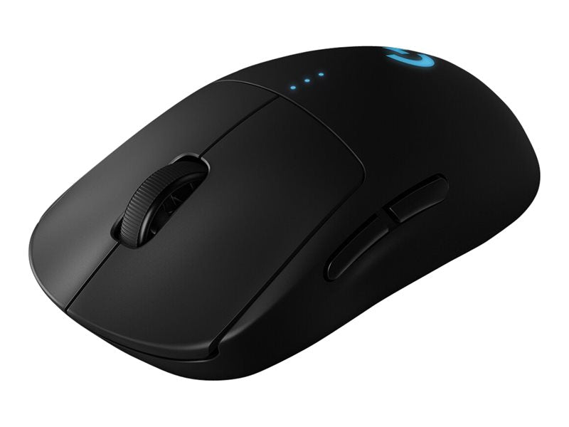 Logitech G Pro - Mouse - right- and left-handed - optical - 8 buttons - wireless - LIGHTSPEED - Logitech LIGHTSPEED receiver - shroud (910-005975)