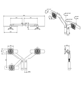 Viewprime plus monitor arm - desk