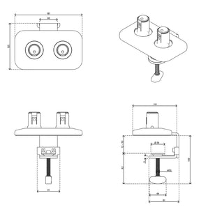 Viewprime desk clamp - mount