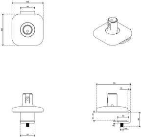 Viewprime desk clamp S - mount