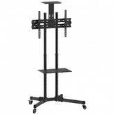 SOPORTE DE SUELO LCD EQUIP 37&gt;70 CON ESTANTE