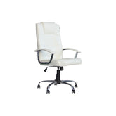 EQUIP WHITE ERGONOMIC EXECUTIVE OFFICE CHAIR