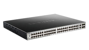 CONMUTADOR D-LINK 48X10/100/1000BASE-T POE 370W L3 STACK MANAG 2X 10GBASE-T + 4XSFP+