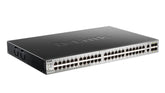 CONMUTADOR D-LINK 48X10/100/1000BASE-T L3 STACK GESTIONADO 2X10GBASE-T PUERTOS + 4XSFP+