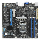 ASUS P11C-M/4L - Motherboard - micro ATX - LGA1151 Socket - C242 Chipset - USB 3.0, USB 3.1 Gen 1, USB 3.1 Gen 2 - 4 x Gigabit LAN - integrated graphics