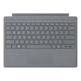 Microsoft Surface Go Signature Type Cover - Keyboard - with trackpad, accelerometer - backlit - English - platinum - commercial - for Surface Go