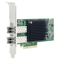 Emulex LPE35002-M2 - Host Bus Adapter - PCIe 4.0 x8 Low Profile - 32Gb Fiber Channel Gen 7 (Short Wave) x 2