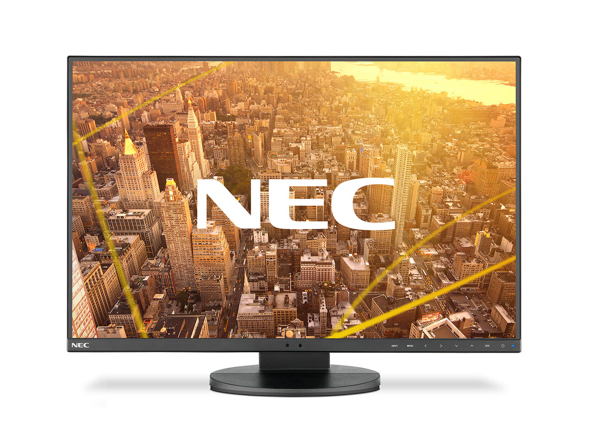 NEC MultiSync EA241WU-BK - Monitor LED - 24" - 1920 x 1200 @ 60 Hz - IPS - 300 cd/m² - 1000:1 - 5 ms - HDMI, DVI-D, VGA, DisplayPort - altavoces - negro