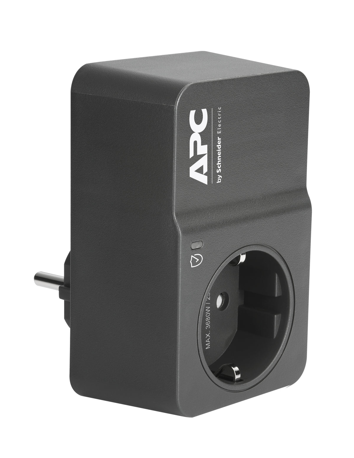 APC SurgeArrest - Surge Arrester - AC 230 V - output connectors: 1 - Germany - black